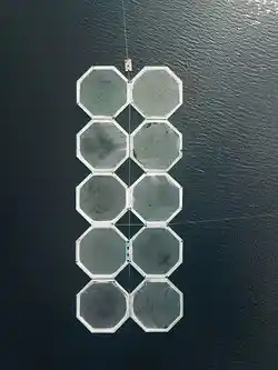 Fish farming from above; a sustainable way to provide fish for food.