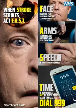 Image showing the steps to take if you see someone having a stroke