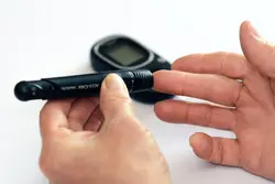 A blood sugar monitor to test your blood sugar level