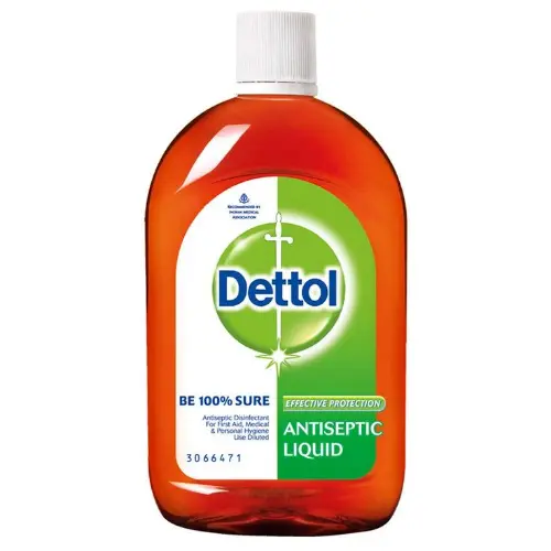 Dettol, a well-known brand in the UK of disinfectant
