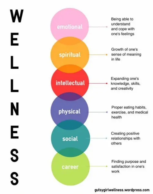 Different items create our overall wellness.
