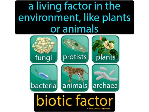 Biotic factors