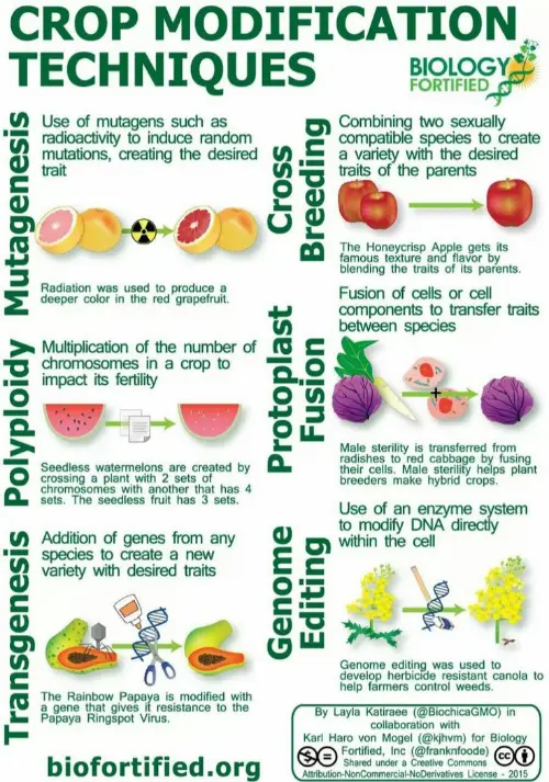 Crop modification techniques