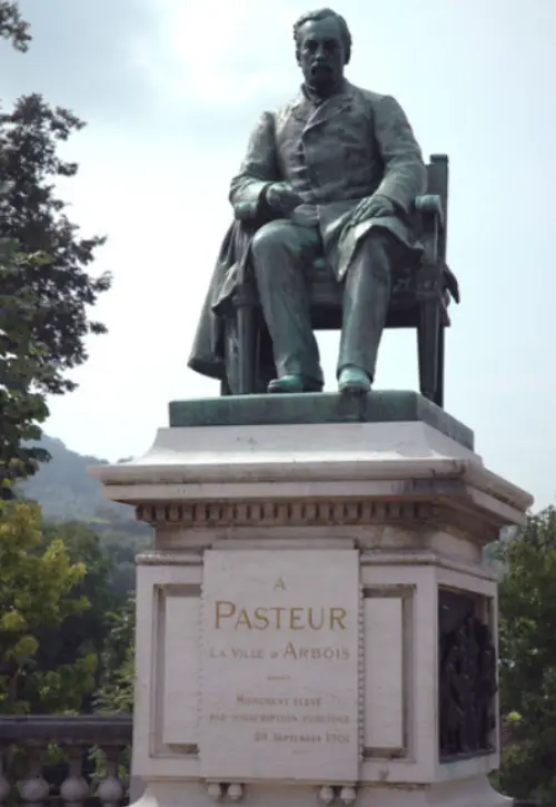 Louis Pasteur bust in France
